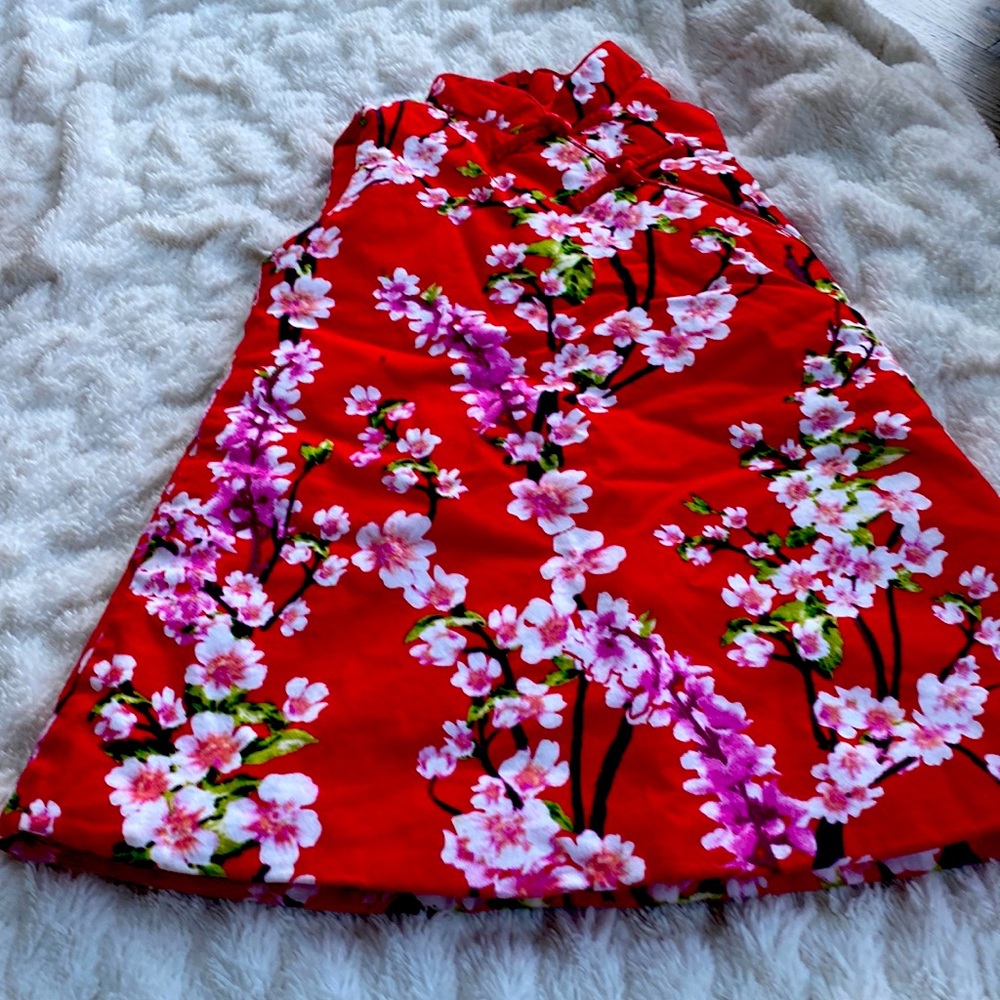 Girls Asian style dress/ qi pao
